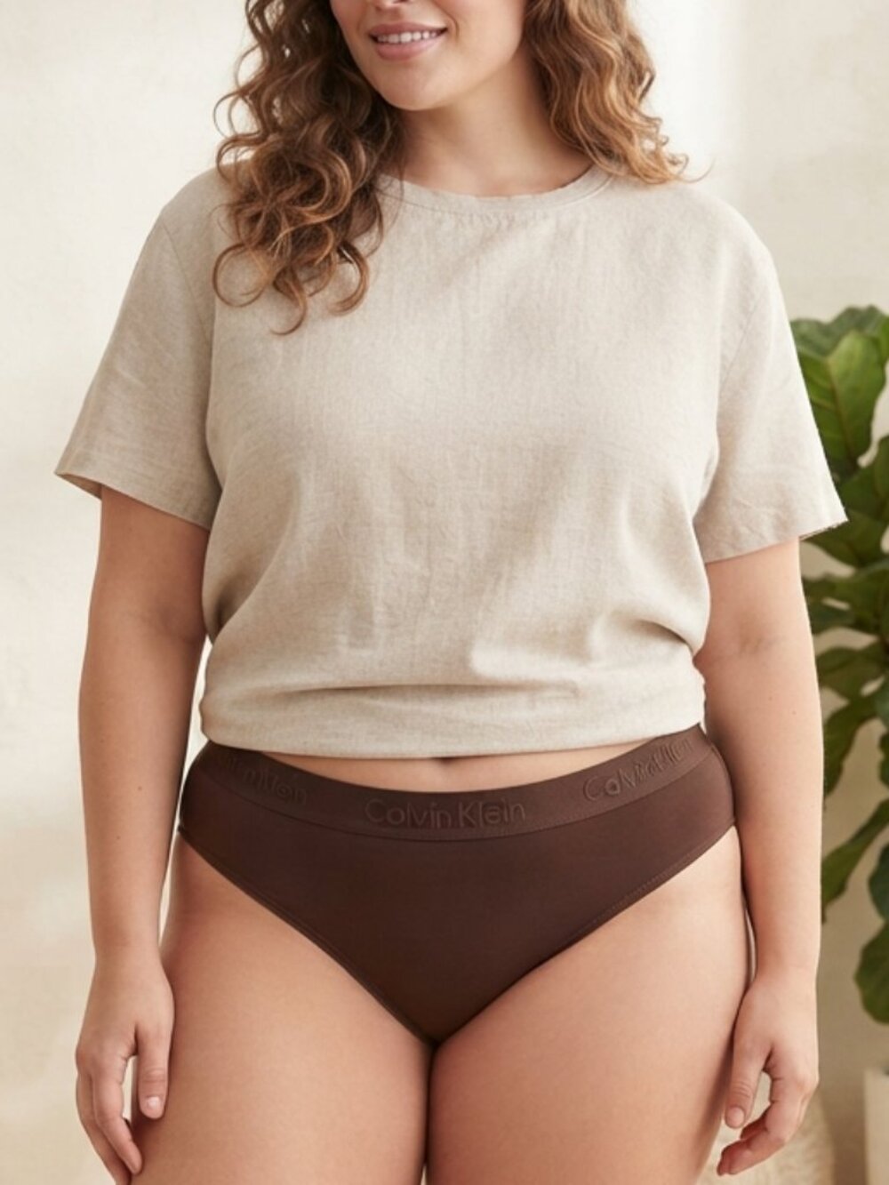 New with Tags Calvin Klein 3X 'Form to Body Natural' bikini panties